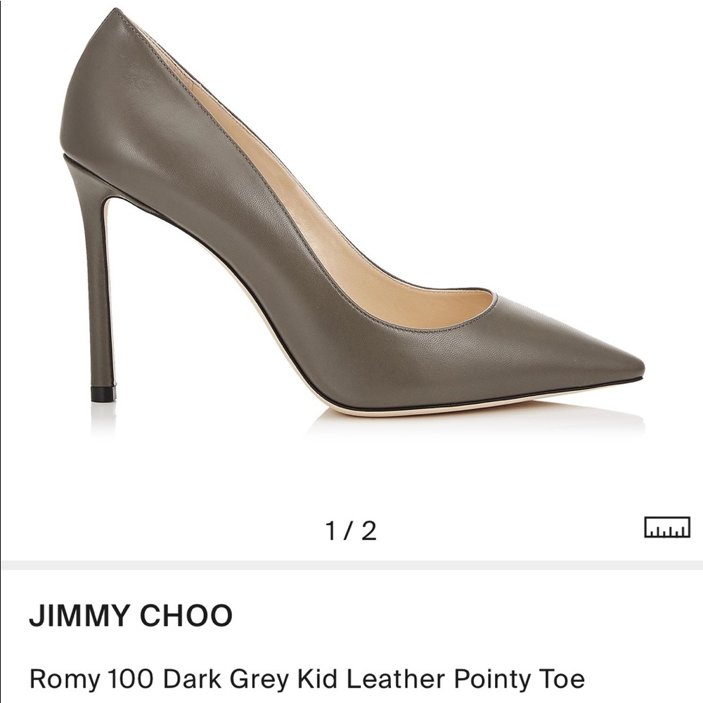 Jimmy Choo Romy 100 Dark Grey